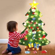 Nástěnný vánoční stromeček k ozdobení FELTPINETREE