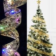 Vánoční stuha s LED ozdobami