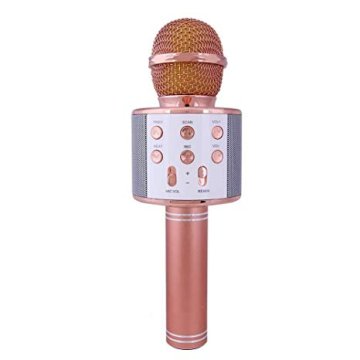 Bezdrátový bluetooth karaoke mikrofon