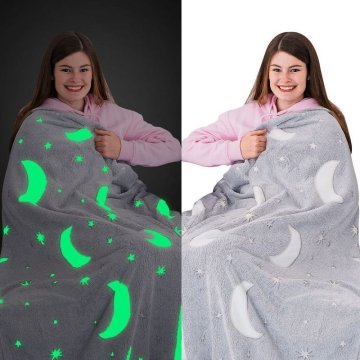 Svítící deka 100 x 160 cm