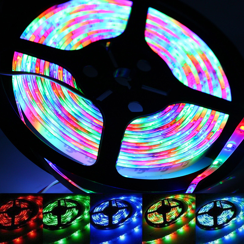 LED pásek barevný 5 metrů - kompletní sada LED pásek barevný 5 metrů - kompletní sada