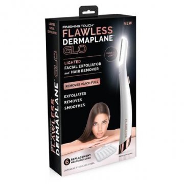 Flawless dermaplane - seřezávač obočí a chloupků s LED světlem Flawless dermaplane - seřezávač obočí a chloupků s LED světlem