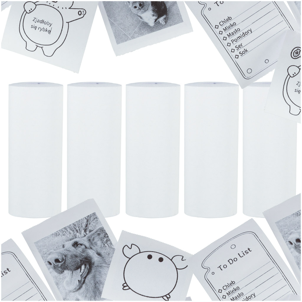 Termopapír pro miniprint 5 PCS – 5 PCS – 5,7 cm X 4,5 m | Top-ceny